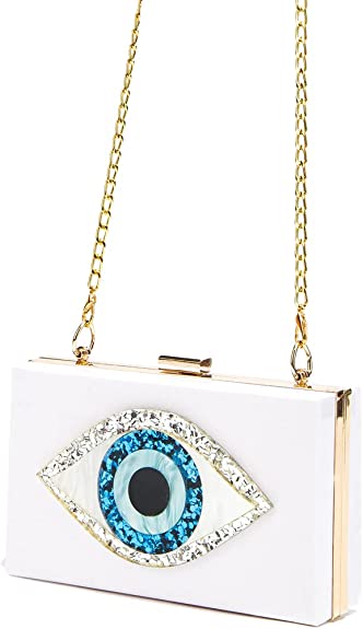 Evil Eye Clutch - Acrylic