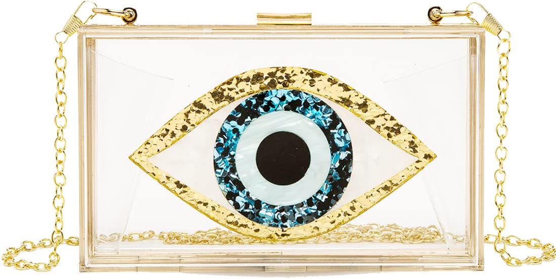 Evil Eye Clutch - Acrylic