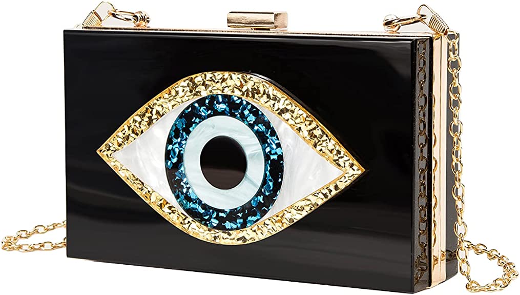 Evil Eye Clutch - Acrylic