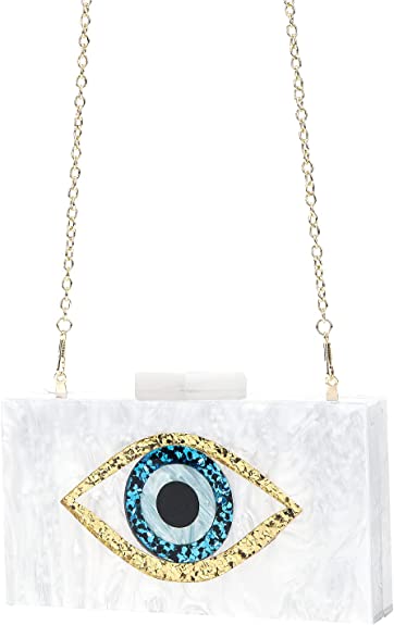 Evil Eye Clutch - Acrylic