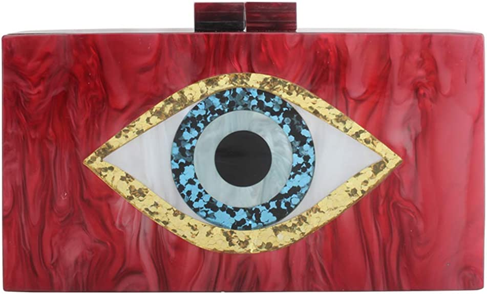 Evil Eye Clutch - Acrylic