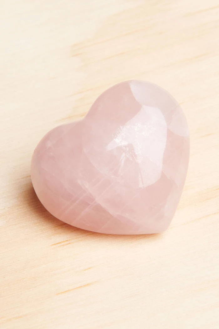 Rose Quartz Pocket Heart