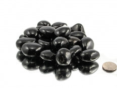 Black Tourmaline B grade Tumbled Stones (Small)