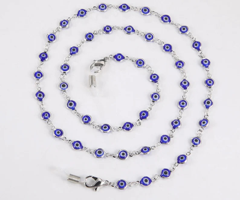 Evil Eye Glasses & Mask Chain