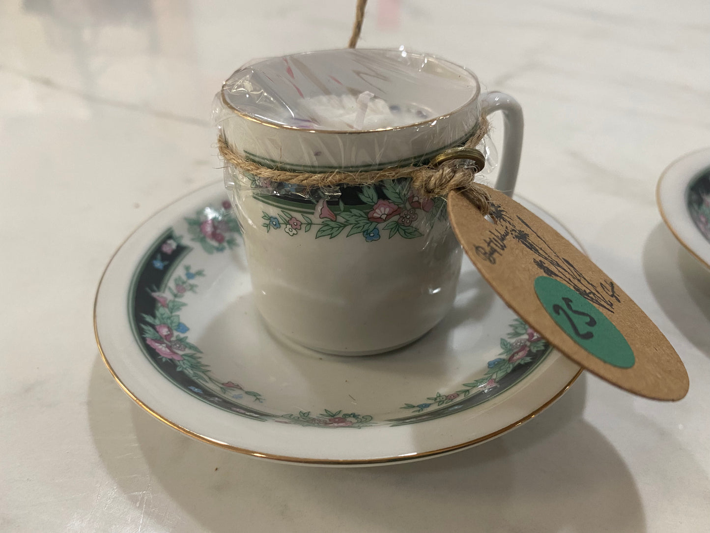 Tea Cup Candle