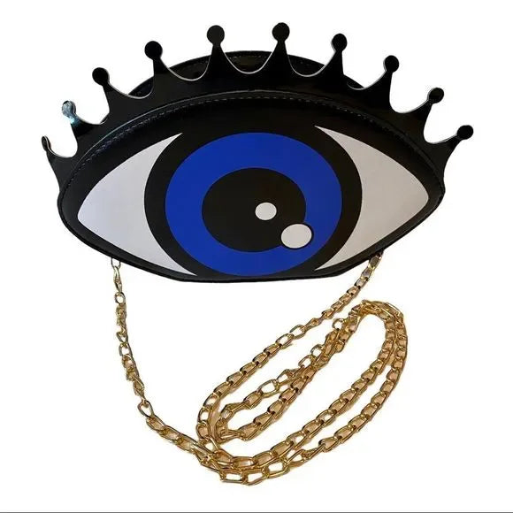 Evil Eye Clutch - Patent Leather Crossbody